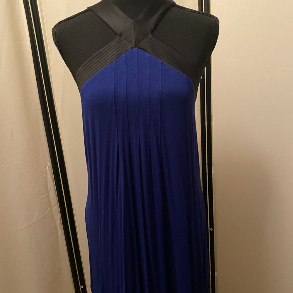 Express Blue straight line dress